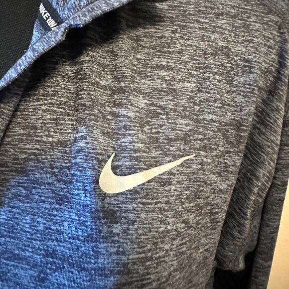 Nike Dri-FIT Heather Gray 1/4 Zip Pullover Running Top Size Medium - Picture 2 of 7